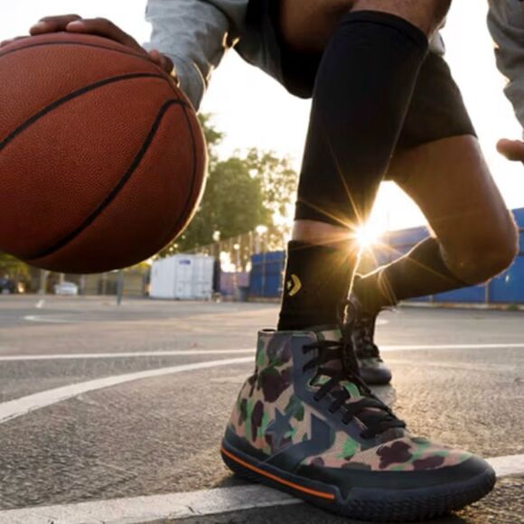 Converse All Star Pro BB Mid Camouflage Men’s Sz 8 - Picture 12 of 13